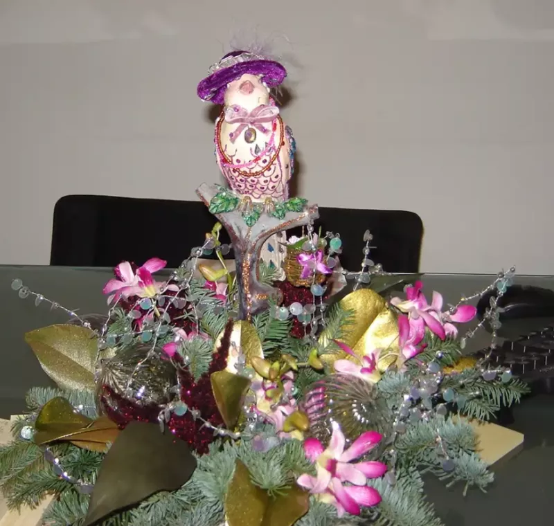 Decoración floral para Navidad en Madrid