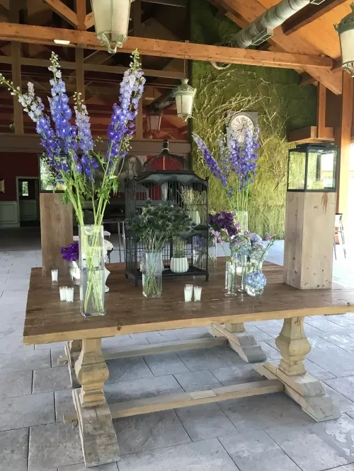 Decoración con flores para bodas en Madrid