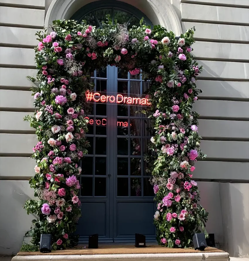 Decoraci&oacute;n floral para eventos