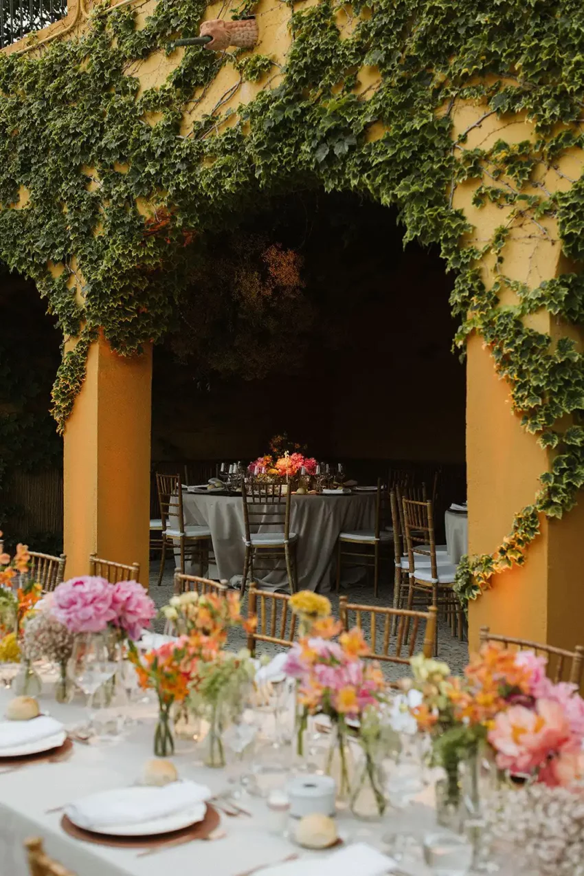servicio de arte floral para bodas en Madrid